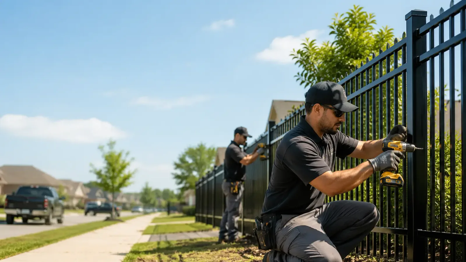 Metal Fence Installation in De Witt, IA